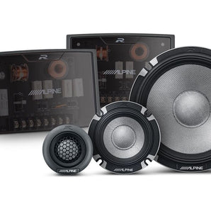 Alpine R-Series R2-S653 3-Way Pro 6.5" Component Car Audio Speaker System