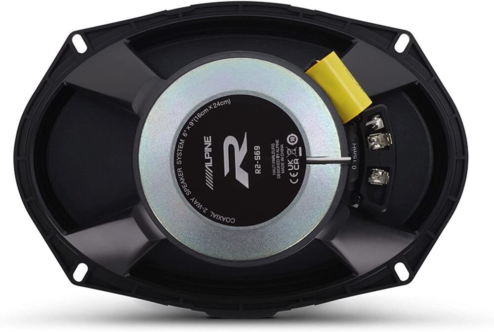 Alpine R-Series R2-S69 300 Watts 6x9" 2-Way Coaxial Car Audio Speakers