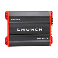 Thumbnail for Crunch Ground Pounder GP-1000.4 1000W Max 4 Channel Class AB 1000 Watts Car Amplifier with 8 Gauge Amp Kit