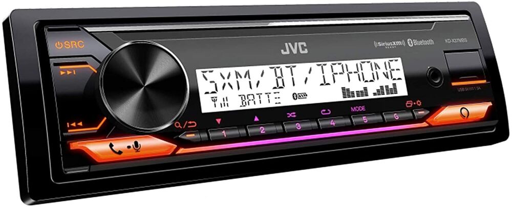 JVC KD-X37MBS Marine/Boat/Car Stereo Digital Media Receiver Alexa/SiriusXM Ready