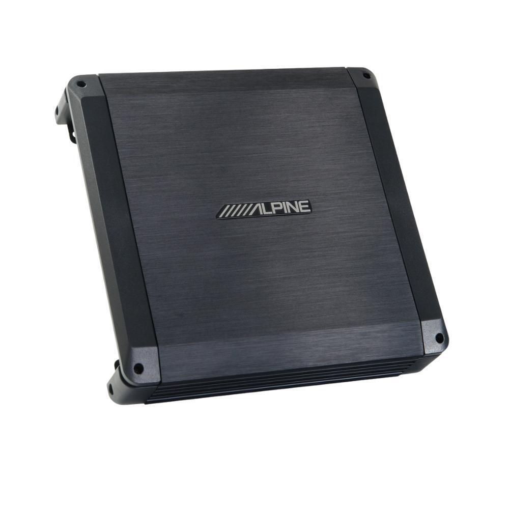 Alpine BBX-T600 300W 2 Channel Amplifier with Pair of S-W12D4 12 Inch Subwoofers
