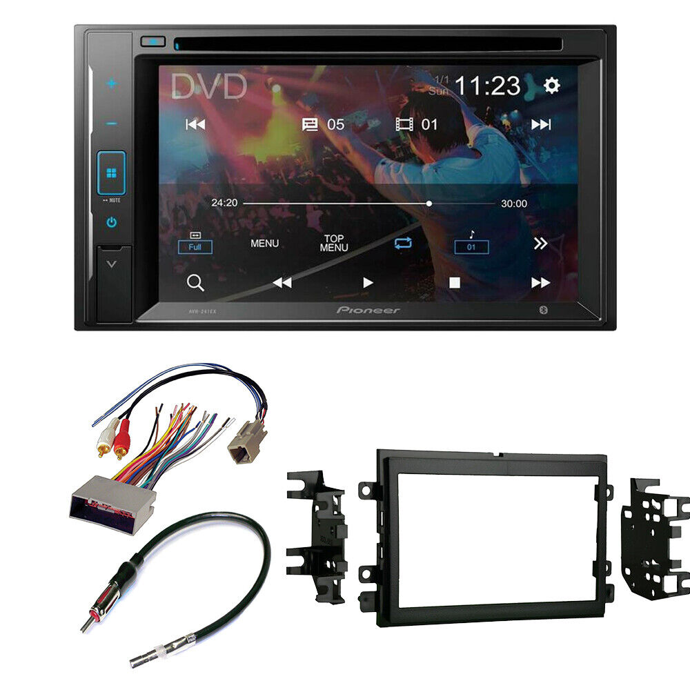 Pioneer AVH-241EX Double DIN DVD Camera Dash install Kit for 2006-2010 Ford Fusion