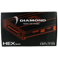 Thumbnail for Diamond Audio HX1200.1D HEX Series Monoblock Class-D Car Audio Amplifier + 0 Gauge Amplifier