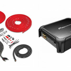 Pioneer GM-DX975  Limited Edition 5-Channel Class-D Car Amplifier + 4 Gauge AMP Kit