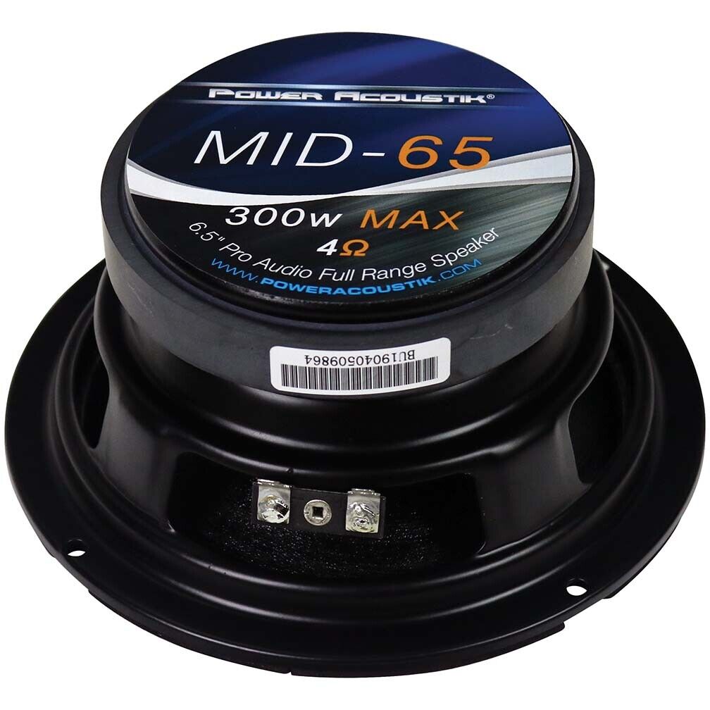 Power Acoustik MID-65 300 Watt 6″ Pro Audio Speaker