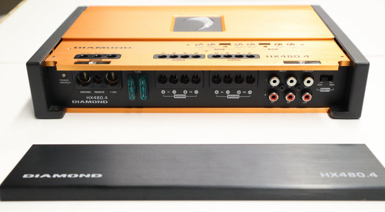 Diamond Audio HX480.4  4-Channel 480W RMS Full Range Class D Amplifier