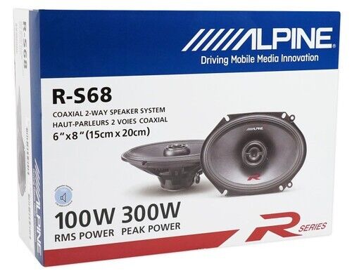 Alpine R-S68 6x8" Front+Rear Speaker Replacement For 1997-1998 Ford Expedition