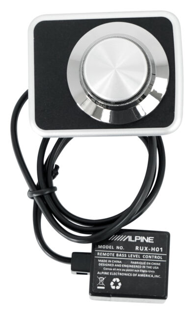 Alpine RUX-H01 Halo Remote Bass Knob For Halo and Select Alpine Amplifiers