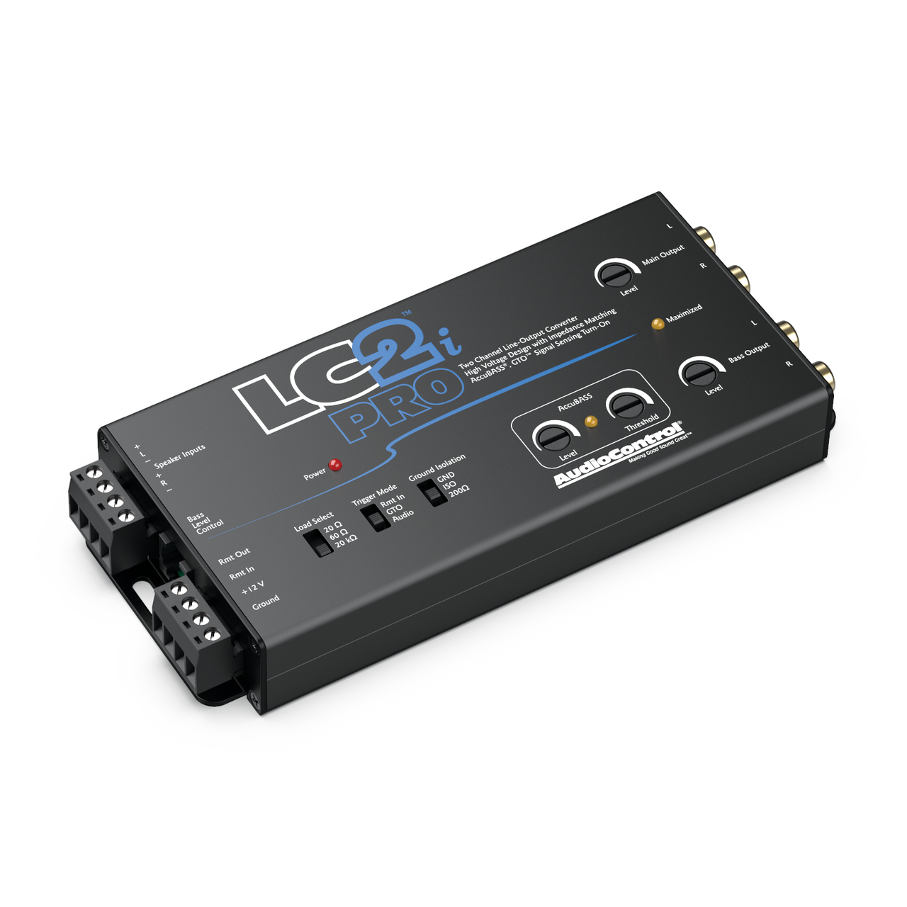 Audio Control LC2i & ACR-1 2 Channel Line Out Converter Accubass and Subwoofer control & ACR-1 dash remote