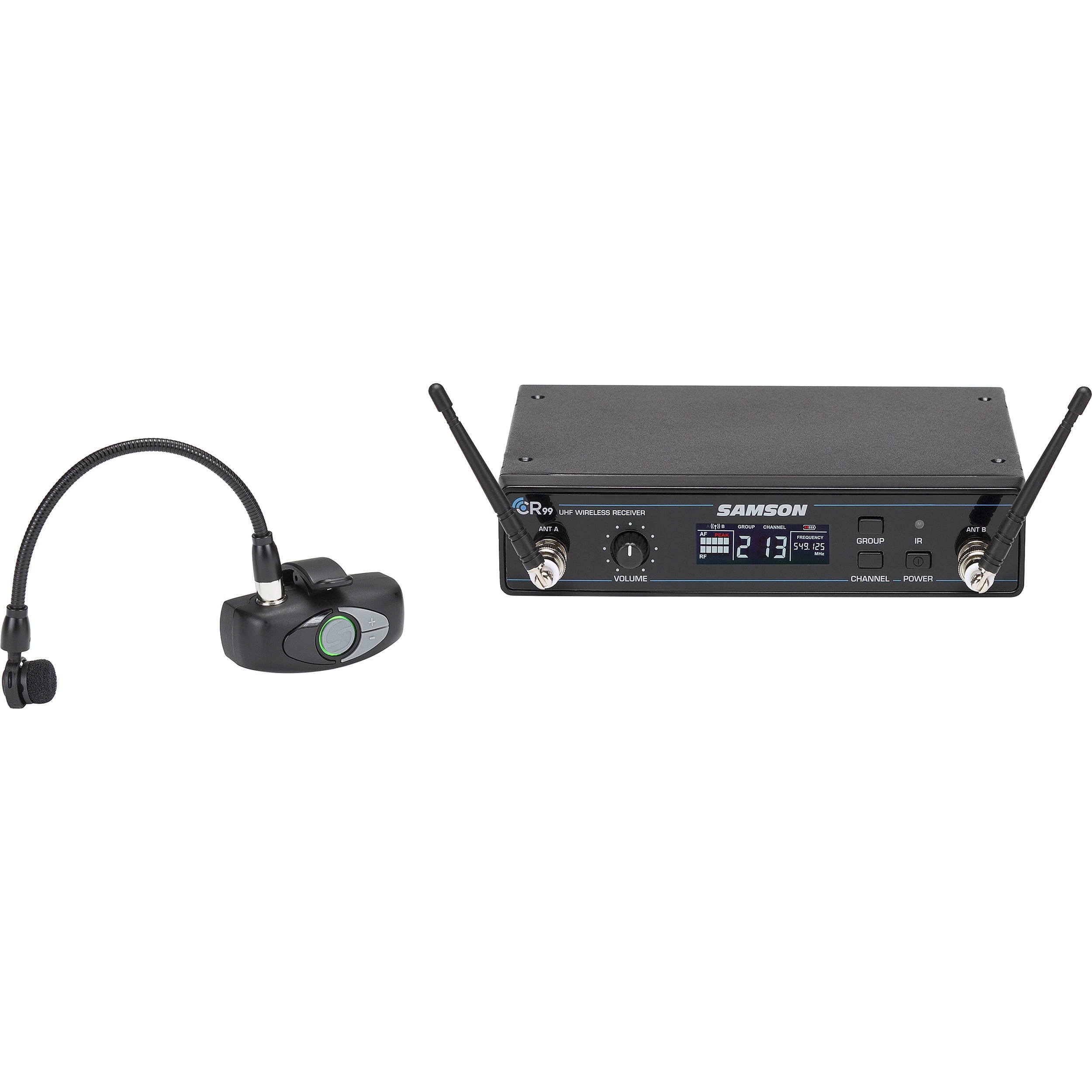 Samson Instrument Samson SWSATXHM60-K Wind Instrument Micro Transmitter UHF Wireless Sys ...