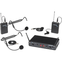 Thumbnail for Samson SWC288PRES-I Dual-Channel Wireless Microphone System with 2 Headset Mics & 2 Lav Mics