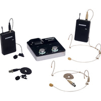 Thumbnail for Samson SWXPD2MPR Dual Channel Wireless Tabletop Receiver System with 2 Lavalier Mics and 2 Headset Mics