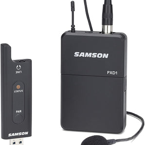 Samson XPD2 Lavalier USB Digital Wireless System with LM8 Lavalier Microphone SWXPD2BLM8
