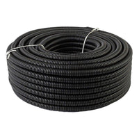 Thumbnail for American Terminal Marine Grade Conduit Car Home Tubing Split Wire Loom Black Sleeve USA 100Ft 1/2