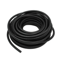 Thumbnail for 2 American Terminal SL18 High Quality 100' Feet 1/8' Split Loom Wire Tubing Black for Various Automotive, Home, Marine, Industrial Wiring Applications, Etc.
