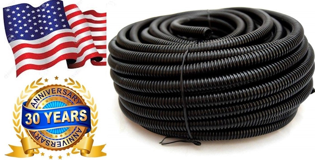 Patron SLT18 100 Feet 1/8" split loom wire tubing hose cover auto home marine