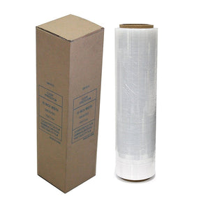Absolute SW181C 1 Roll Clear Film Pallet Shrink Wrap 18" x 1500 sq. ft