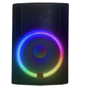 MR DJ SYNERGY18 18" 5500W 2-Way Powered Active Speaker 8 Ohm Stage Bluetooth Audio Speaker