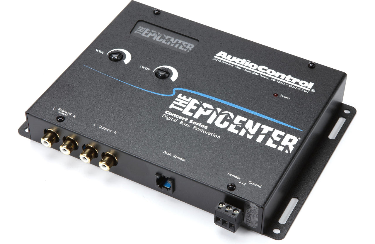 AudioControl The Epicenter Digital Bass Restoration Processor + Free Absolute Electrical Tape+ Phone Holder