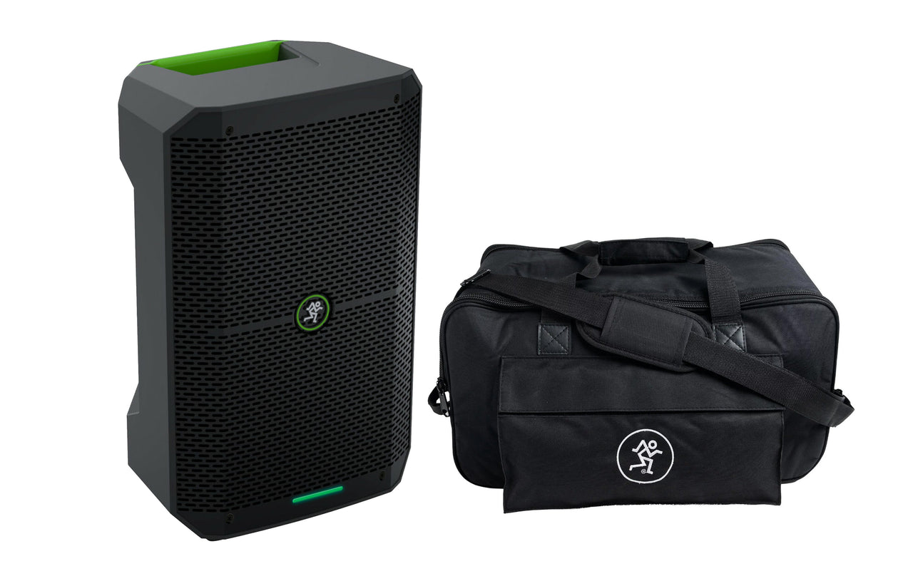 Mackie Thump GO 8" Portable Battery-Powered Loudspeaker+Speaker Stand+Thump Go Carry Bag
