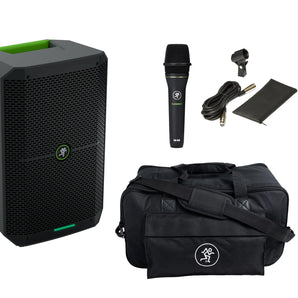 Mackie Thump GO 8" Portable Battery-Powered Rechargeable DJ PA Bluetooth Speaker+ Mackie Thump GO Carry Bag+Get Free Mackie Microphone EM89D!!