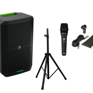 Mackie Thump GO 8" Portable Battery-Powered Loudspeaker+Speaker Stand+Get Free Mackie Microphone EM89D