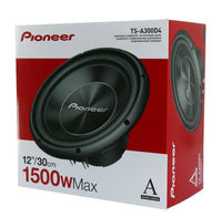 Thumbnail for Pioneer TS-A300D4 12” Dual 4 Ohms Voice Coil Subwoofer - 1500 Watts