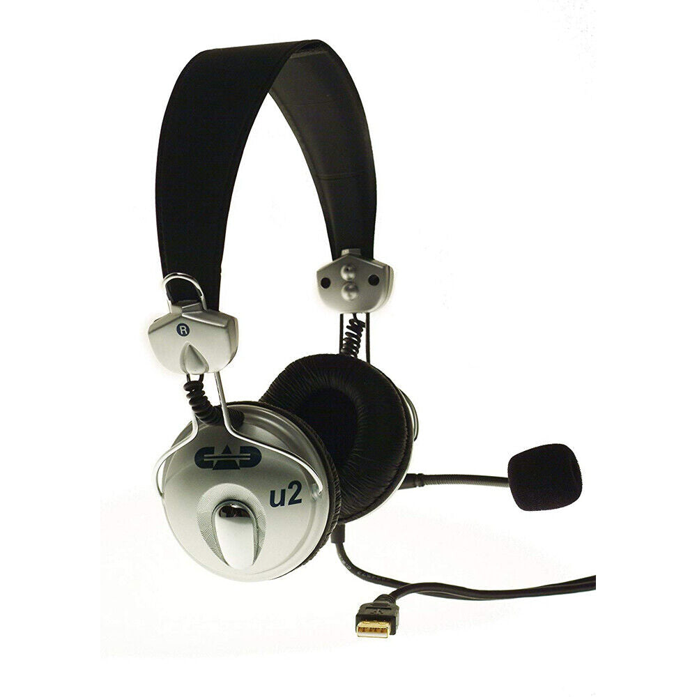 CAD Audio U2 USB Stereo Headphones with Cardioid Condenser Microphone