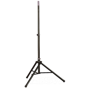 Ultimate Support TS-88B Original Series Aluminum Tripod Speaker Stand with Integrated Speaker Adapter and Extra Tall Height- Black