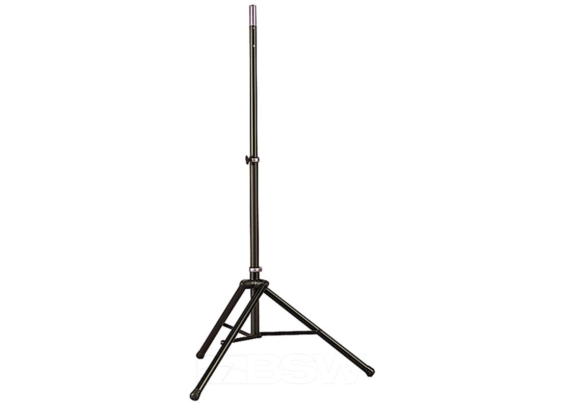 Ultimate Support TS-88B Original Series Aluminum Tripod Speaker Stand with Integrated Speaker Adapter and Extra Tall Height- Black